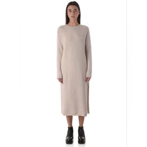 MIJEONG PARK Whole Garment Cashmere Wool Midi MAXI Sweater Dress L
